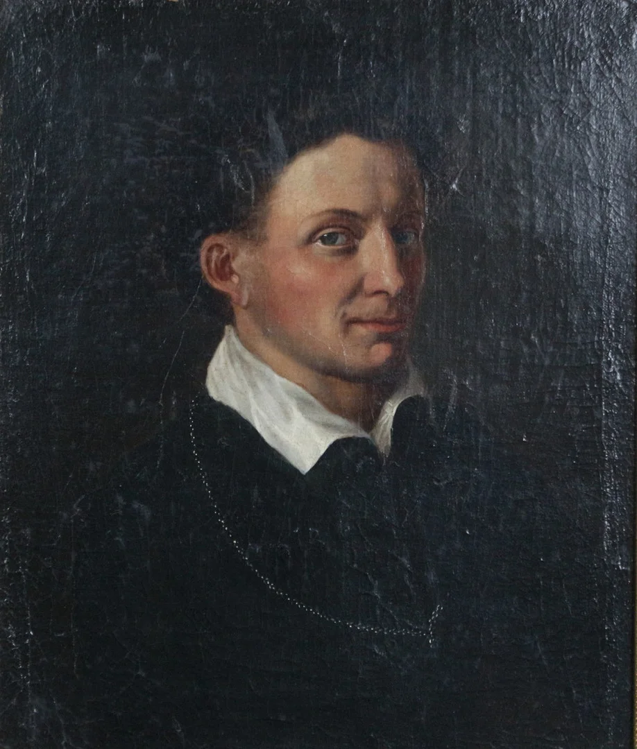 JOHANN PHILIPP HEINEL (1800-1843). Öl auf Leinwand, '' Portrait eines jungen Mannes '' (1821). — Paintings — Stockholms Auktionsverk Düsseldorf/Neuss