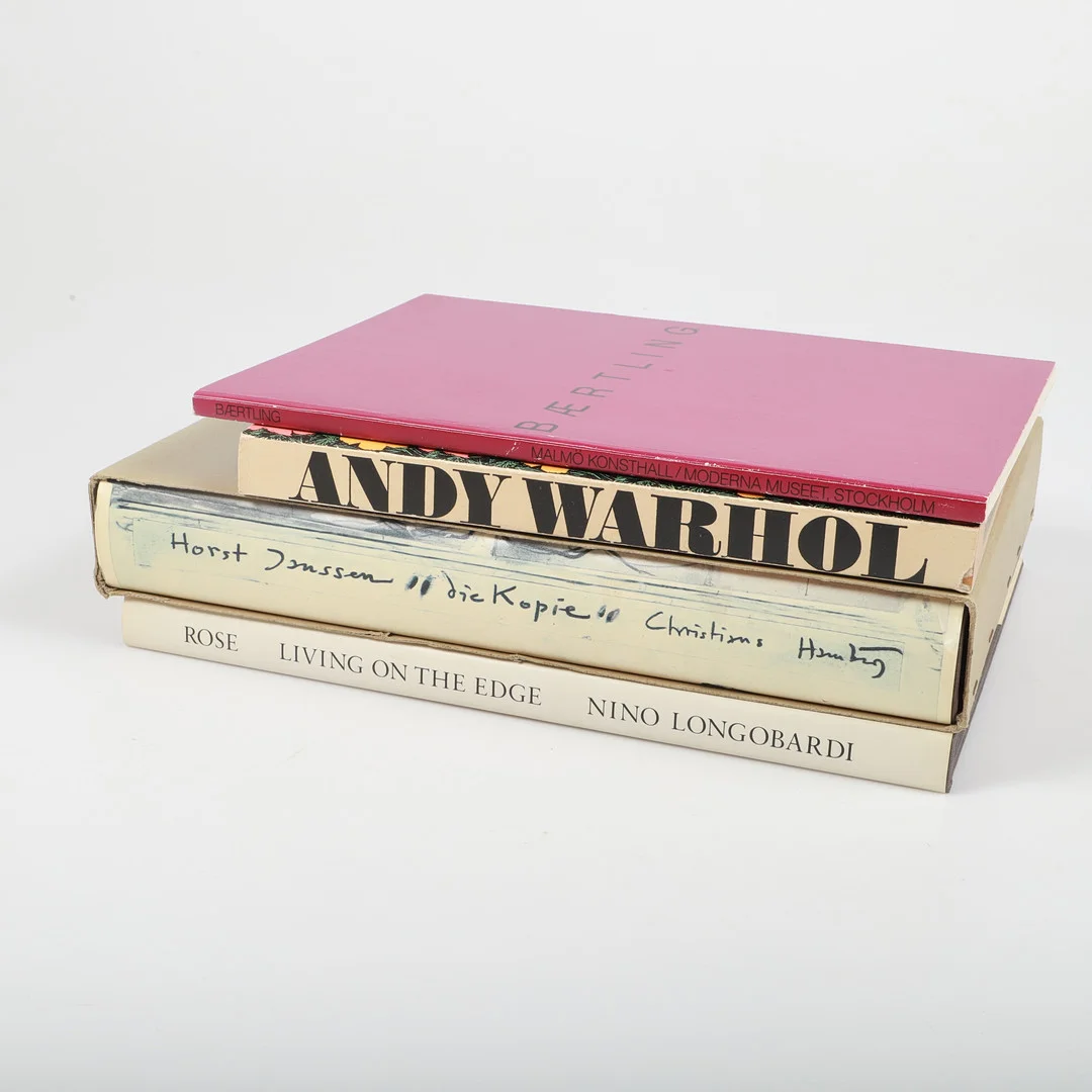 BÖCKER, 4 stycken, konstlitteratur. — Books — Helsingborgs Auktionskammare