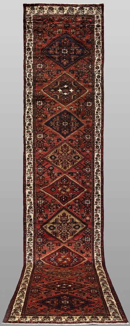 ORIENTMATTA. Hamadan gallerimodell, 510 x 104 cm. — Persian Carpets & Textiles — Gomér & Andersson Linköping