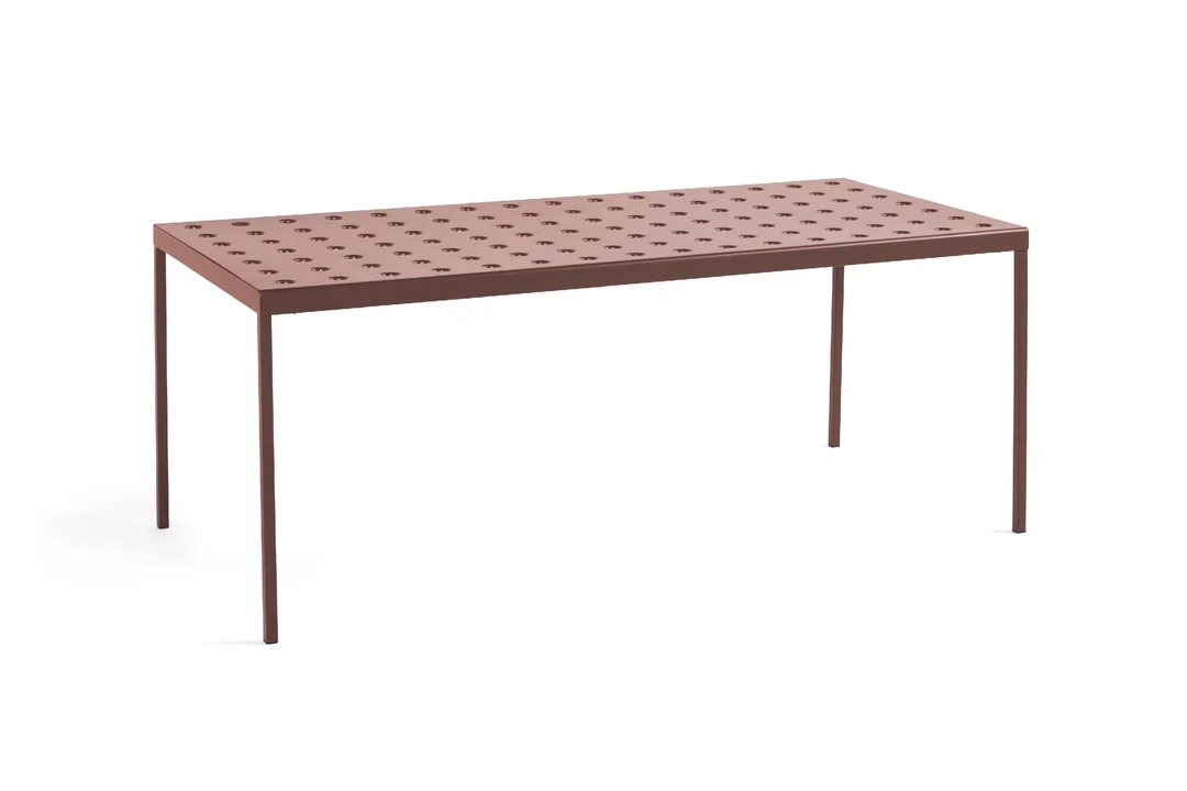 Ronan & Erwan Bouroullec for HAY. Garden table, model Balcony, L 190 cm (Iron Red) — Home and garden/Garden furniture — Lauritz
