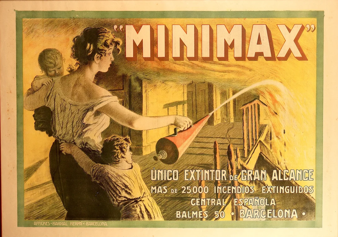 ADRIÀ GUAL. ATRIBUIDO. "Minimax". — Engravings & Prints — Barcelona Auctions