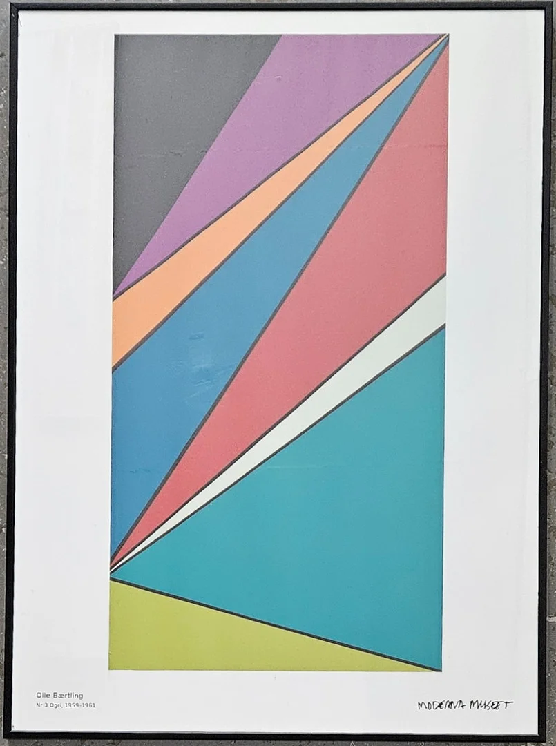 OLLE BAERTLING. EFTER. Nr. 3 Ogri, 1959-1961. Tryck, Moderna museet. — Engravings & Prints — Auktionshuset Thörner & Ek