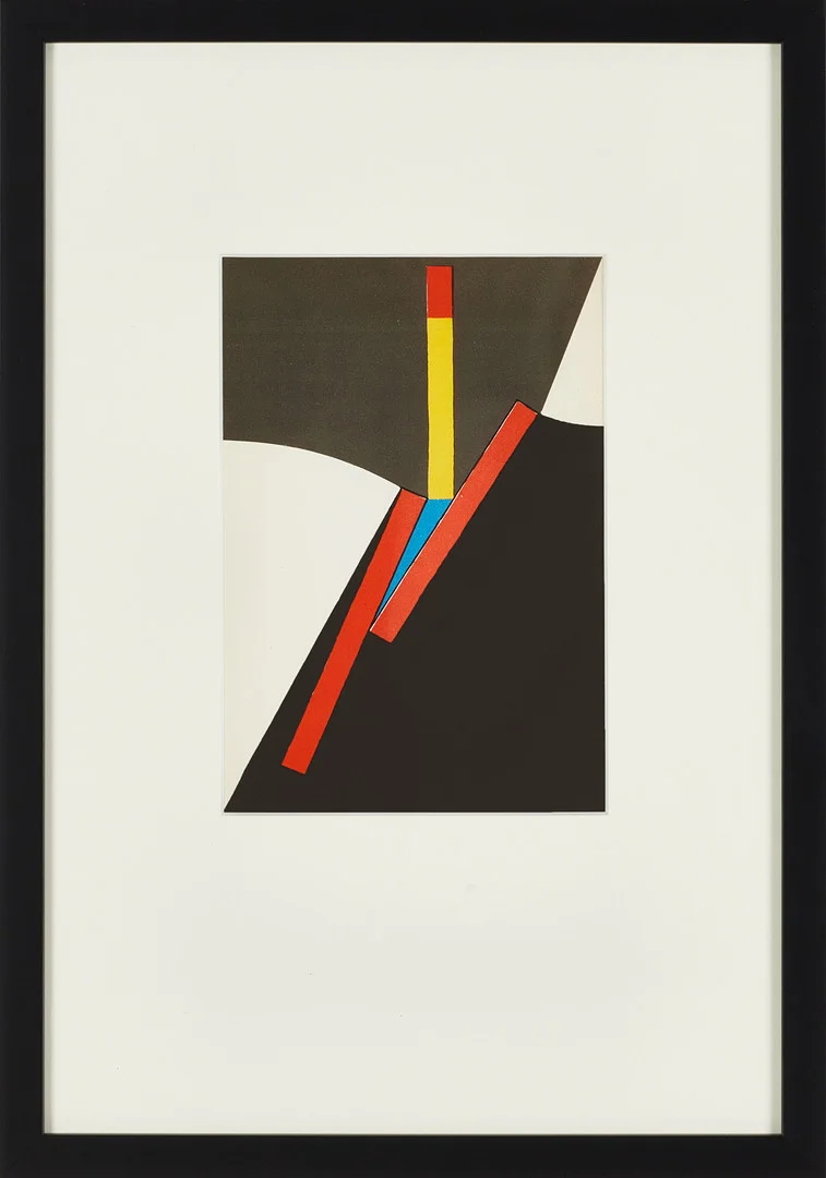 VILHELM BJERKE-PETERSEN. (Danmark / Sverige, 1909‑1957). efter, Komposition, färgtryck. — Engravings & Prints — Crafoord Auktioner Stockholm