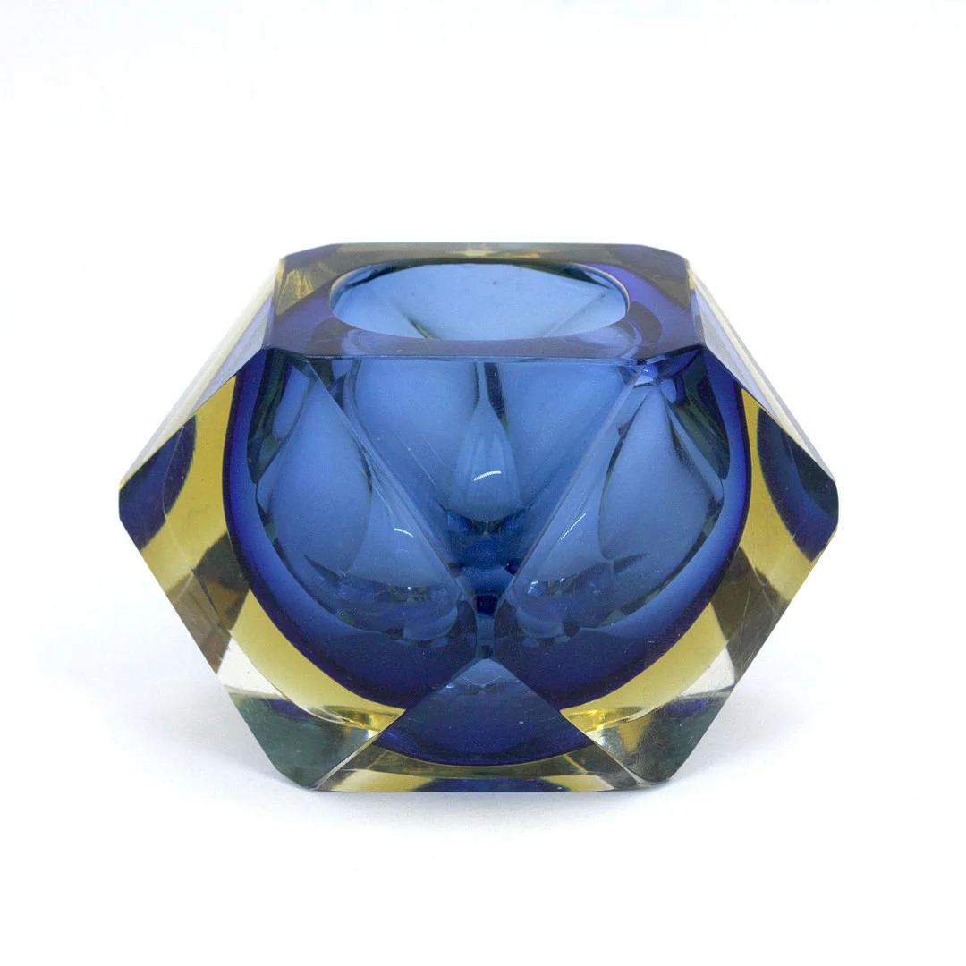 FLAVIO POLI. MURANO SOMMERSO GLASS VASE. — Art glass — Chalkwell Auctions