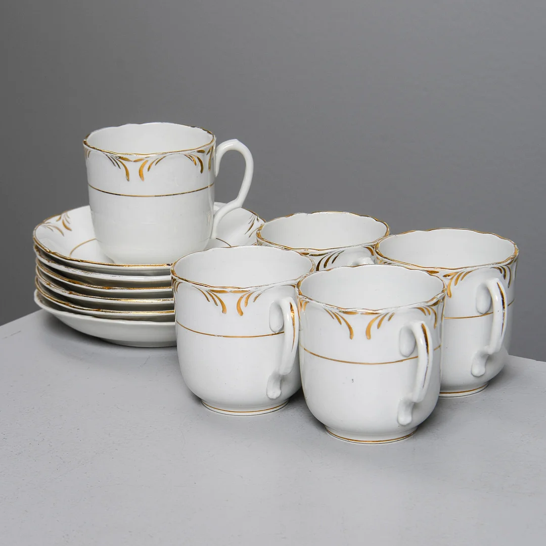 TESERVIS, porslin, Gustavsberg år 1899. — Tableware — Formstad Auktioner