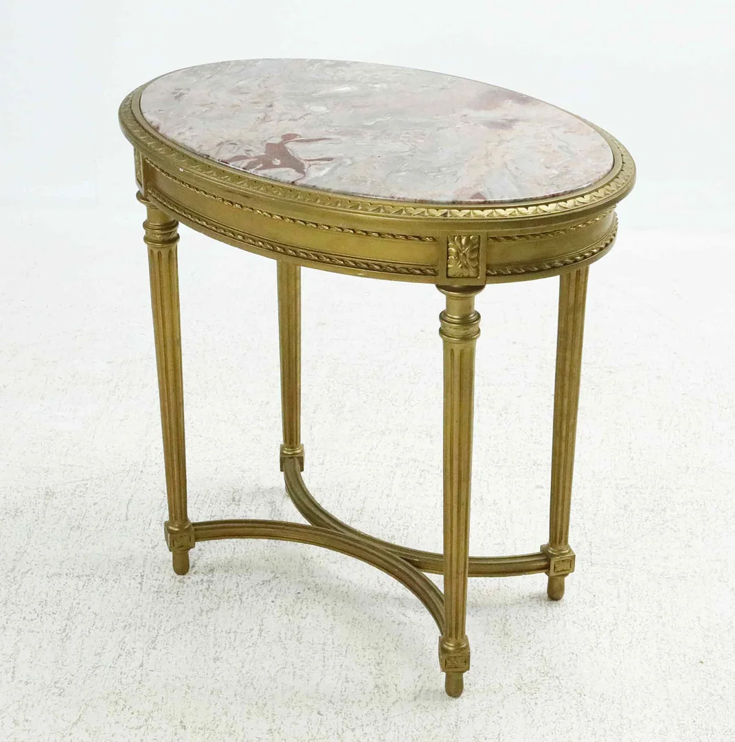 SALONGSBORD, stenskiva, gustaviansk-stil, 1900-tal. — Tables — Hälsinglands Auktionsverk