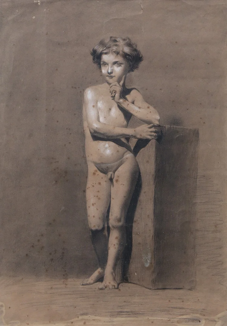 CATALAN SCHOOL, 19TH CENTURY. Boy. — Drawings — Balclis