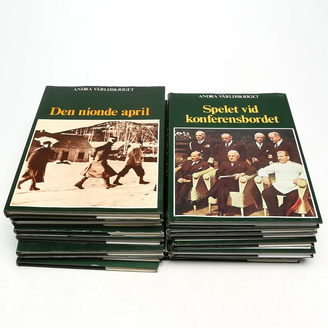 BÖCKER 15 delar, andra världskriget. — Books — Kalmar Auktionsverk