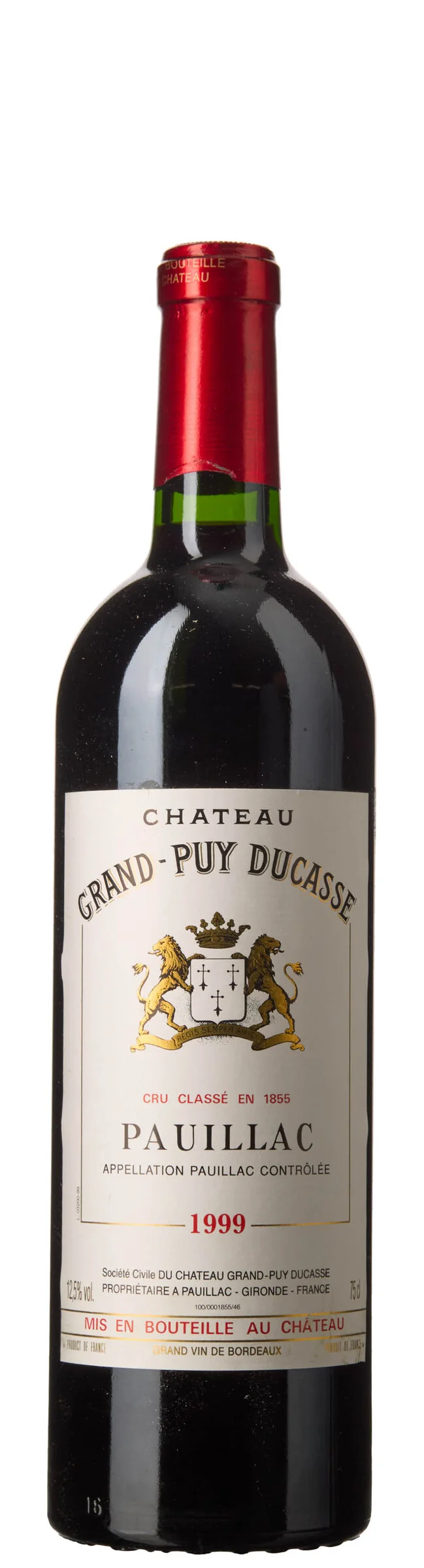 1 x Chateau Grand Puy Ducasse 1999 — 1 x Chateau Grand Puy Ducasse 1999 — Vin/Vin — Blomqvist