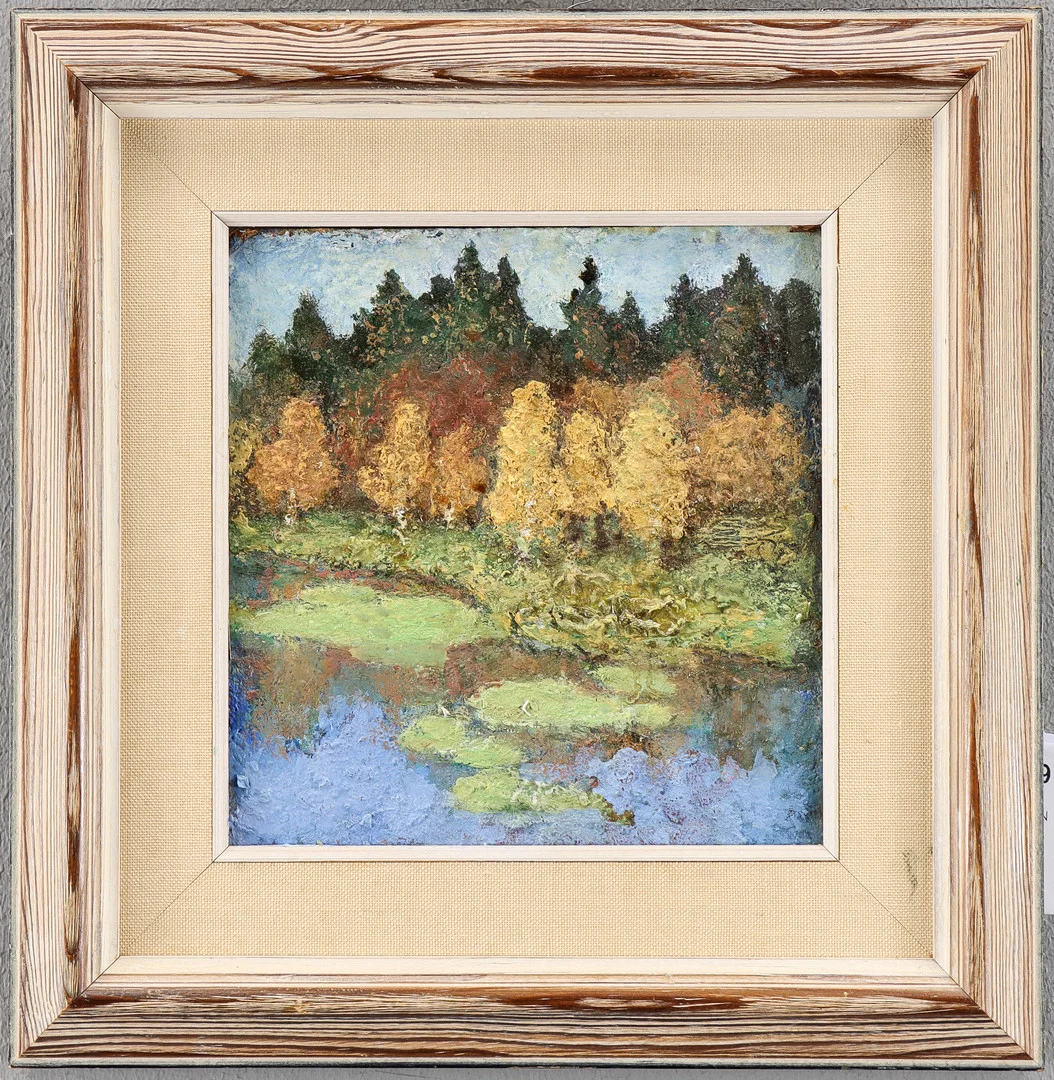 ANTS MURAKIN (ESTLAND 1892-1975). Höstlandskap. — Paintings — Karlstad Hammarö Auktionsverk
