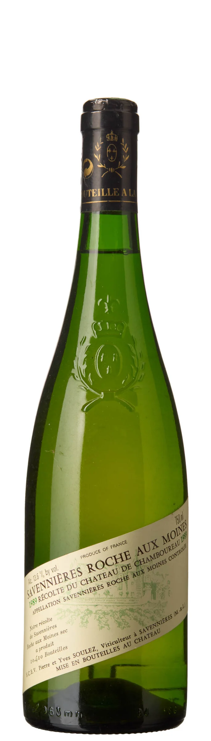 1 x Savennieres Roche aux Moines 1989, Chateau de Chamboureau — 1 x Savennieres Roche aux Moines 1989, Chateau de Chamboureau — Vin/Vin — Blomqvist