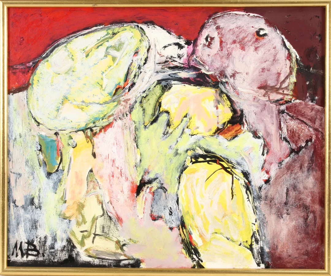 Mogens Balle, figurative composition. — Paintings and sculptures/Modern pictorial arts — Lauritz