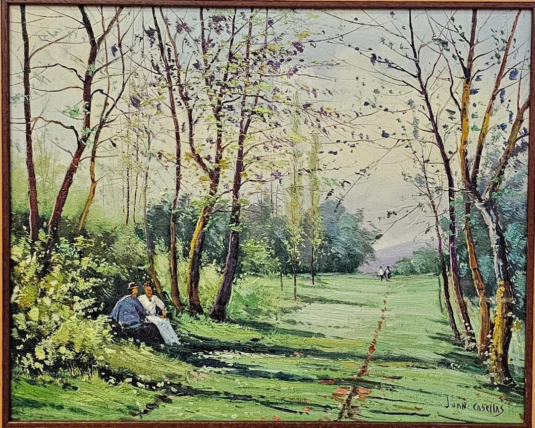 JUAN CASELLAS (1957). Paisaje, óleo sobre lienzo. — Paintings — Arce Auctions