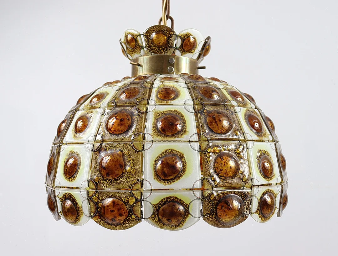 Brutalistische Deckenlampe/Deckenleuchte von Felipe Delfinger für Feders, 1970er Jahre. — Ceiling lights — Stockholms Auktionsverk Düsseldorf/Neuss