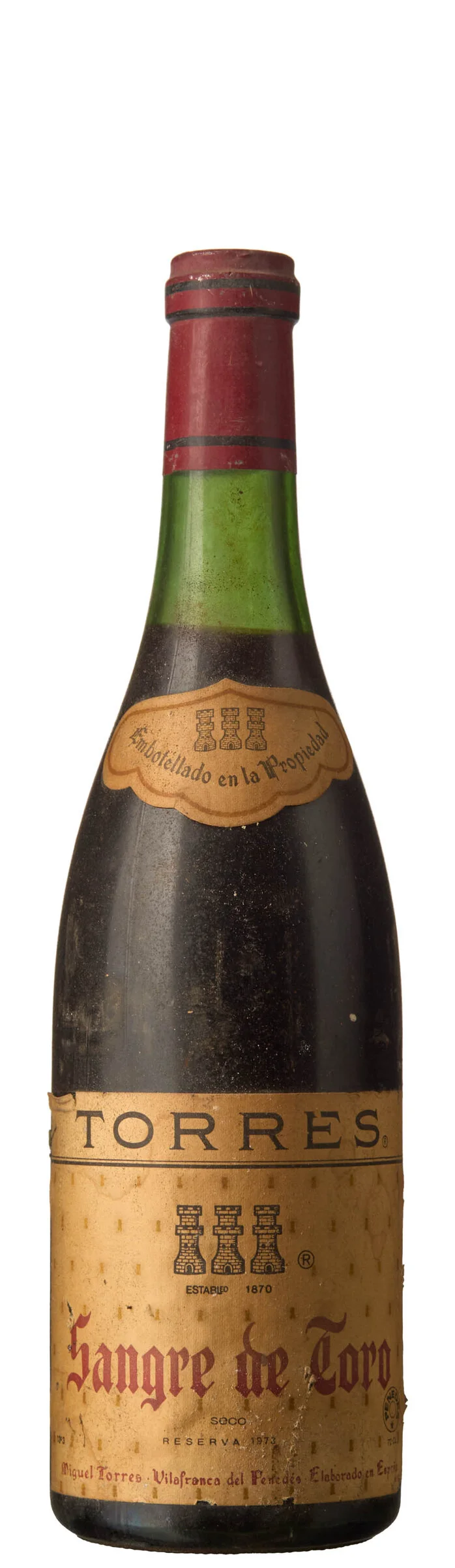 1 x Penedes Reserva Sangre de Toro 1973, Torres — 1 x Penedes Reserva Sangre de Toro 1973, Torres — Vin/Vin — Blomqvist