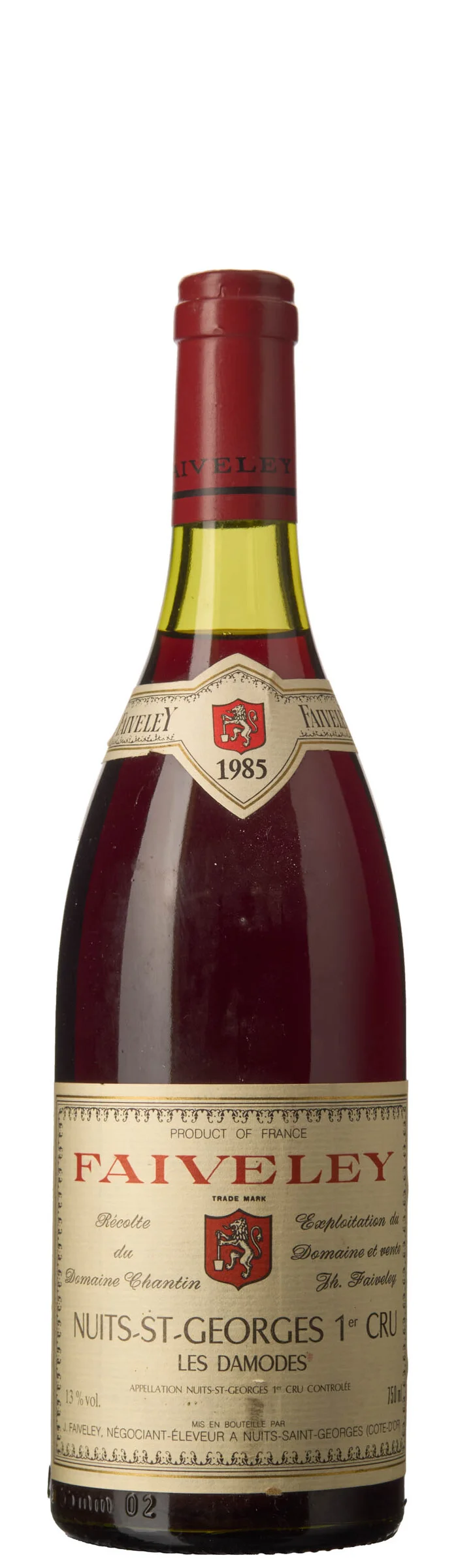 1 x Nuits-St-Georges 1er Cru Les Damodes 1985, Domaine Chantin / J. Faiveley — 1 x Nuits-St-Georges 1er Cru Les Damodes 1985, Domaine Chantin / J. Faiveley — Vin/Vin — Blomqvist
