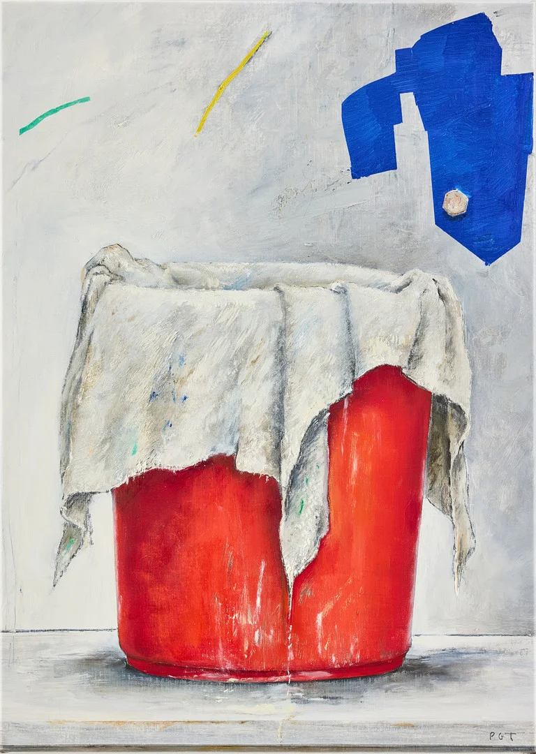 PG THELANDER. "Röd hink". — Paintings — Stockholms Auktionsverk Fine Art