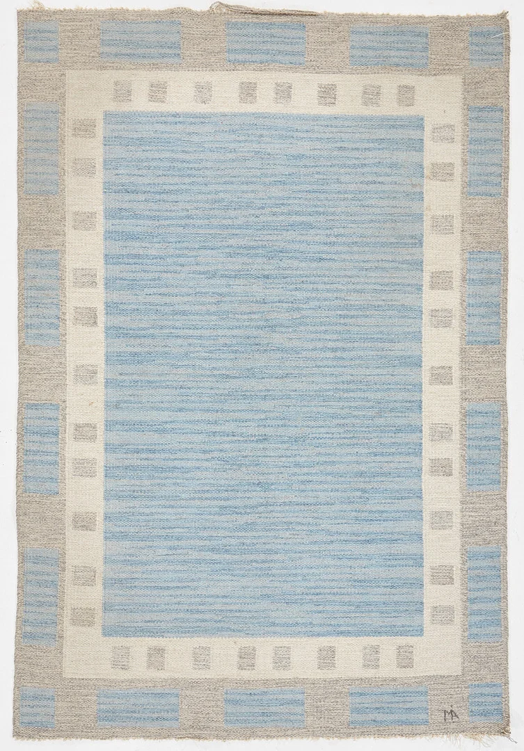 MARGARETA ÅKERBERG. matta, röllakan, monogramsignerad MÅ. — Carpets — Stockholms Auktionsverk Magasin 5