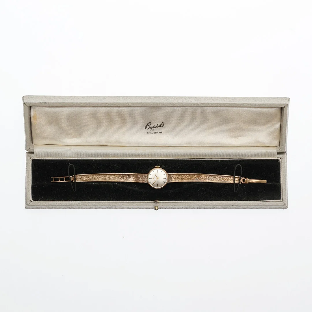9CT GOLD LADY'S TISSOT BRACELET WATCH, 13.86 GRAMS, BOXED. — Wristwatches — Young's Auctions
