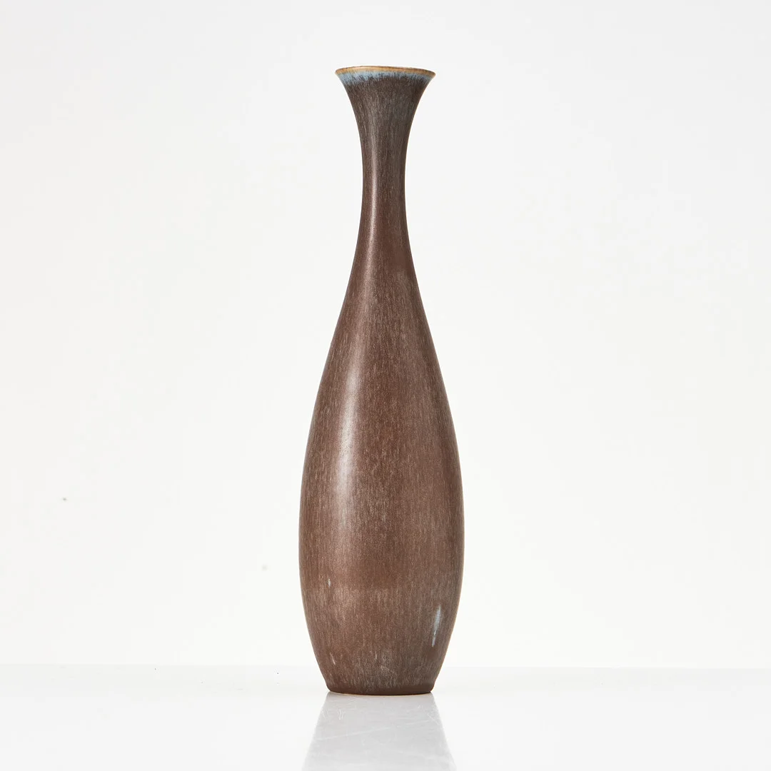 CARL HARRY STÅLHANE (1920–1990). Vas, Rörstrand, 1950-tal, stengods, modell SOK. — European — Stockholms Auktionsverk Magasin 5