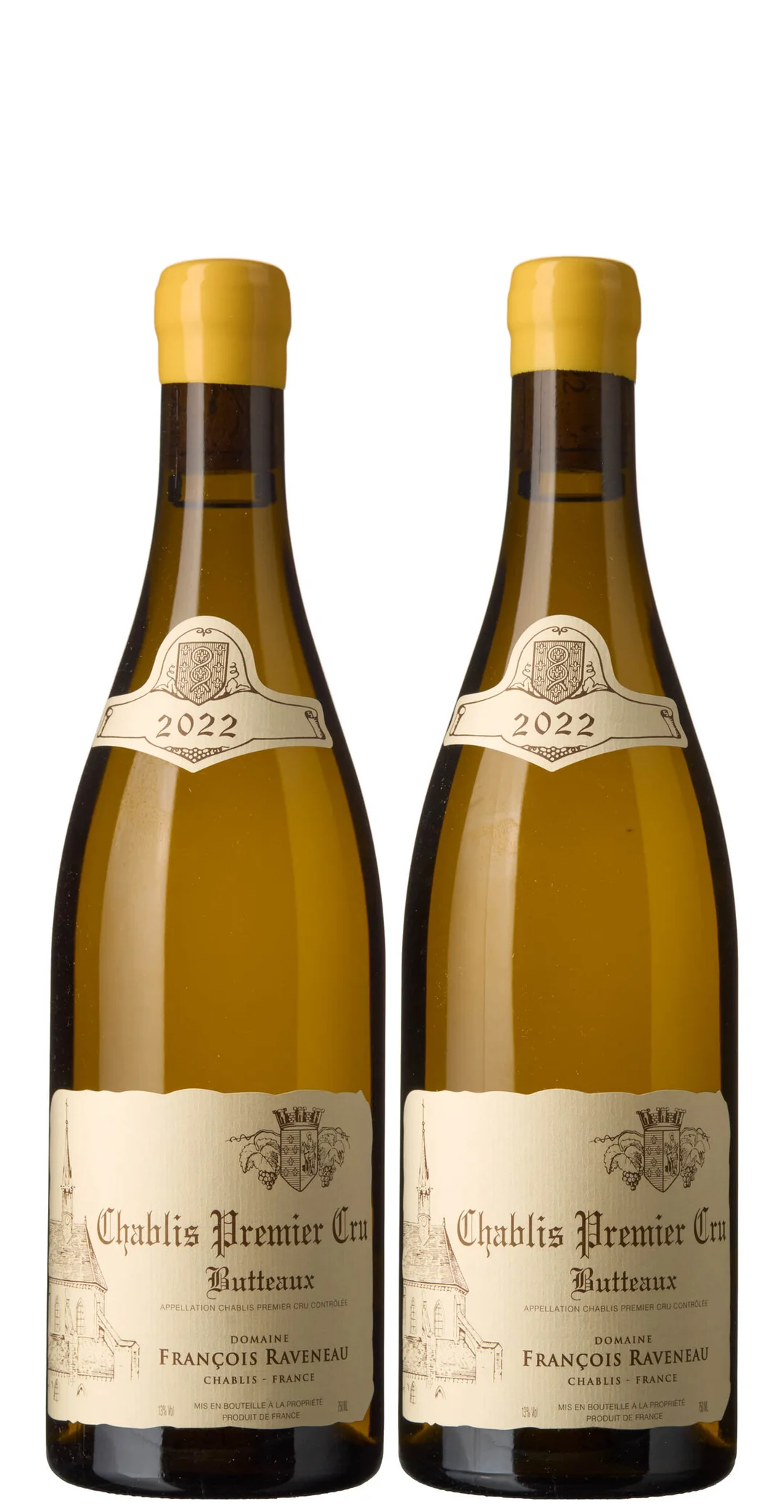 2 x Chablis 1er Cru Butteaux 2022, Francois Raveneau — 2 x Chablis 1er Cru Butteaux 2022, Francois Raveneau — Vin/Vin — Blomqvist