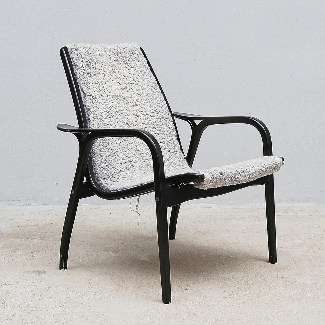 YNGVE EKSTRÖM. Fåtölj, "Laminett", Easy Chair. — Armchairs & Chairs — Metropol Auktioner