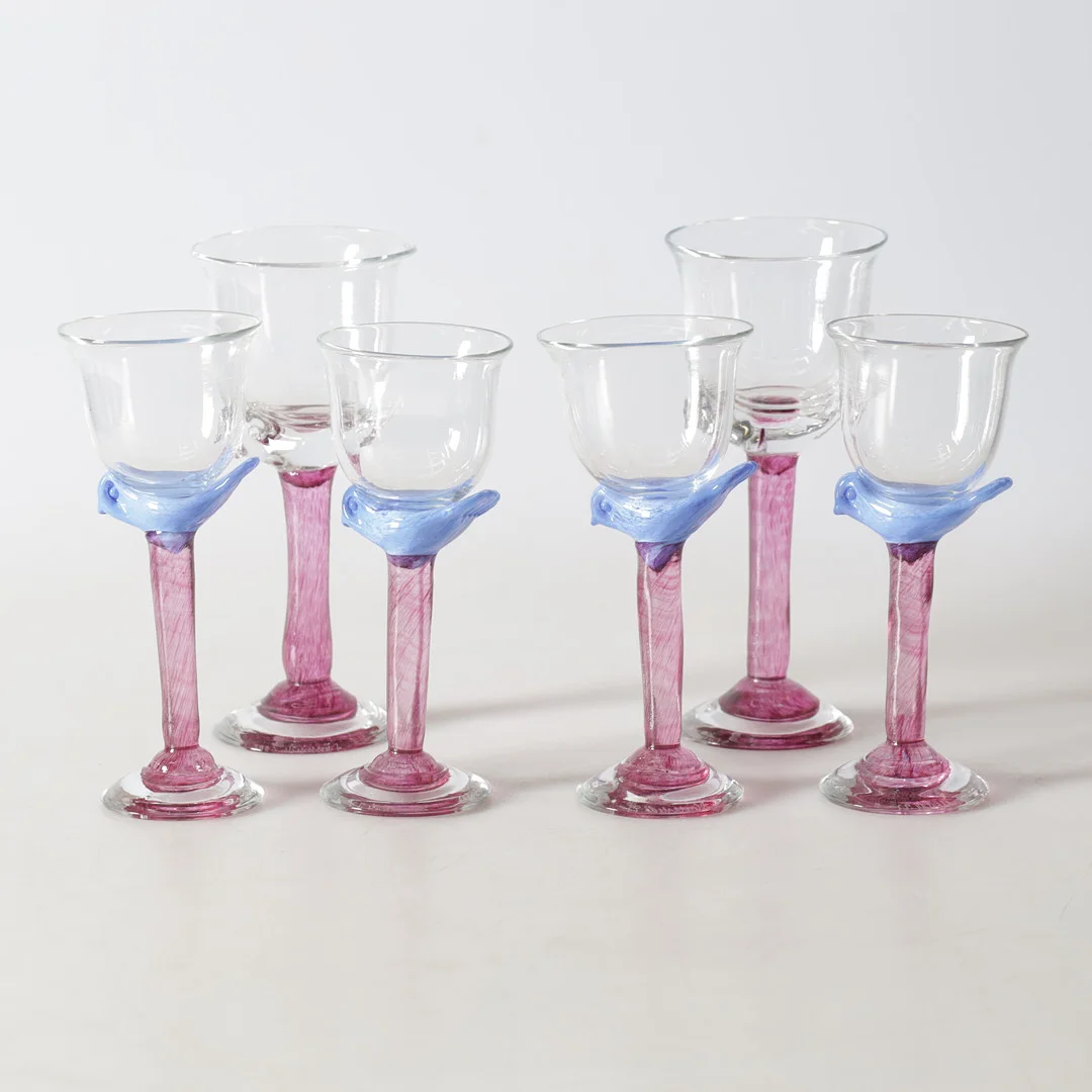 STAFFAN GELLERSTEDT. Vinglas, 6 st. Signerade. — Tableware — Gomér & Andersson Nyköping
