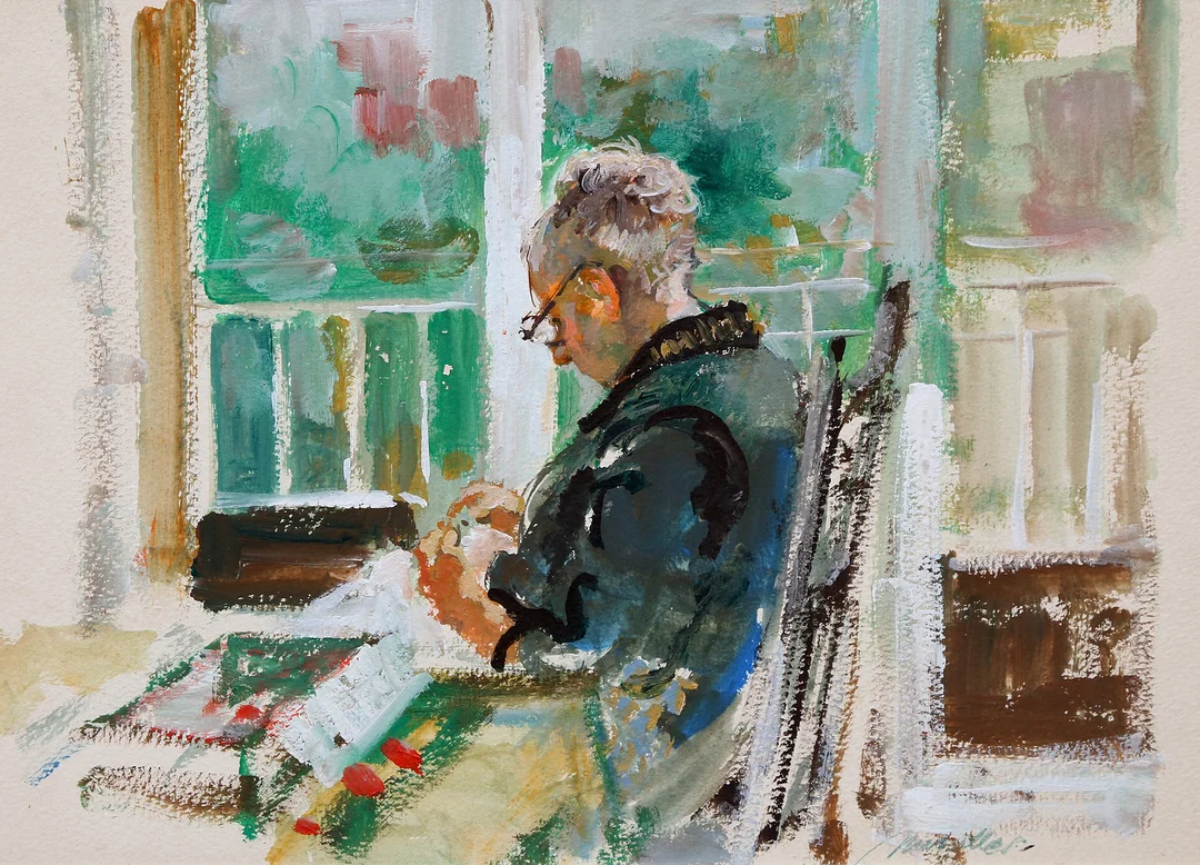 MIRALLES. Interior scene. — Paintings — Balclis