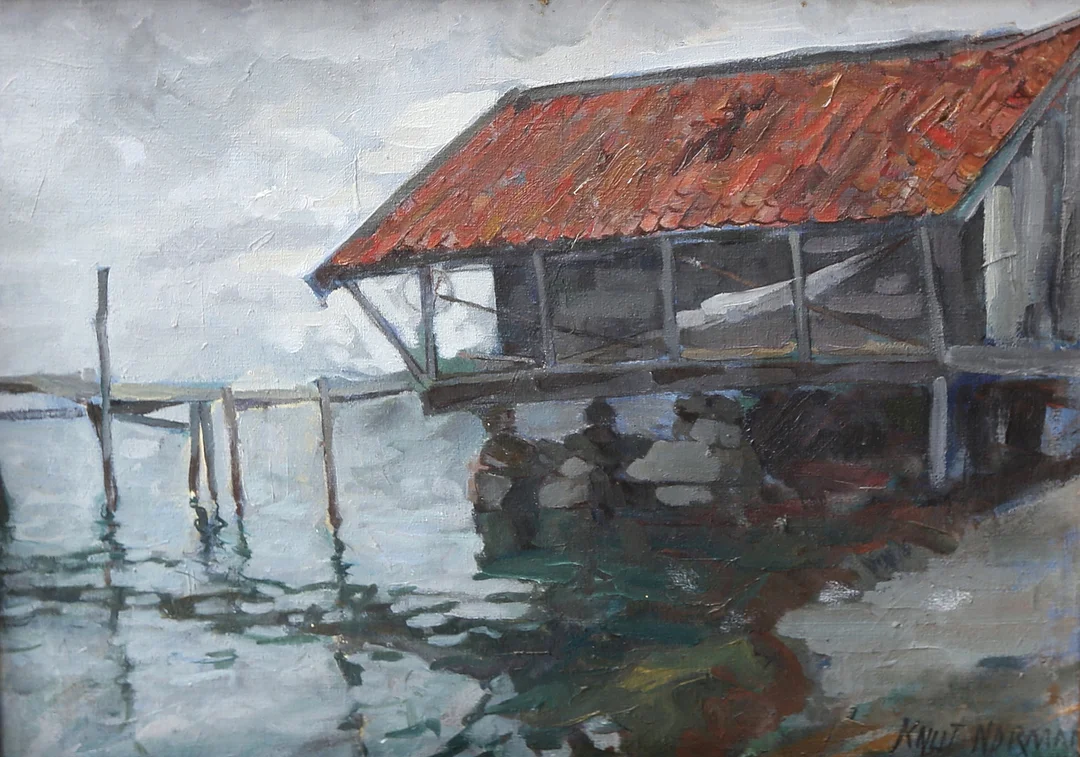 KNUT NORMAN. olja på duk, signerad. — Paintings — Gomér & Andersson Linköping