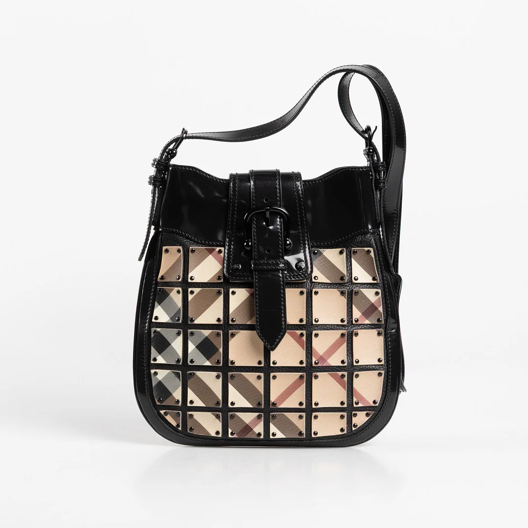 BURBERRY, Väska, "Warrior Nova Check 'Brooke' ", Crossbody bag, Christopher Bailey era 2008. — Vintage & Designer Fashion — Stockholms Auktionsverk Helsingborg