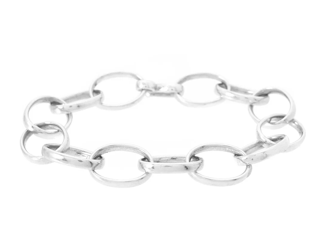 MICHAEL HAMMA, armband, sterlingsilver, Smide och Form, Stockholm 2006, längd 22 cm, vikt 26,0 g. (d) — Smycken/Armband — Kaplans