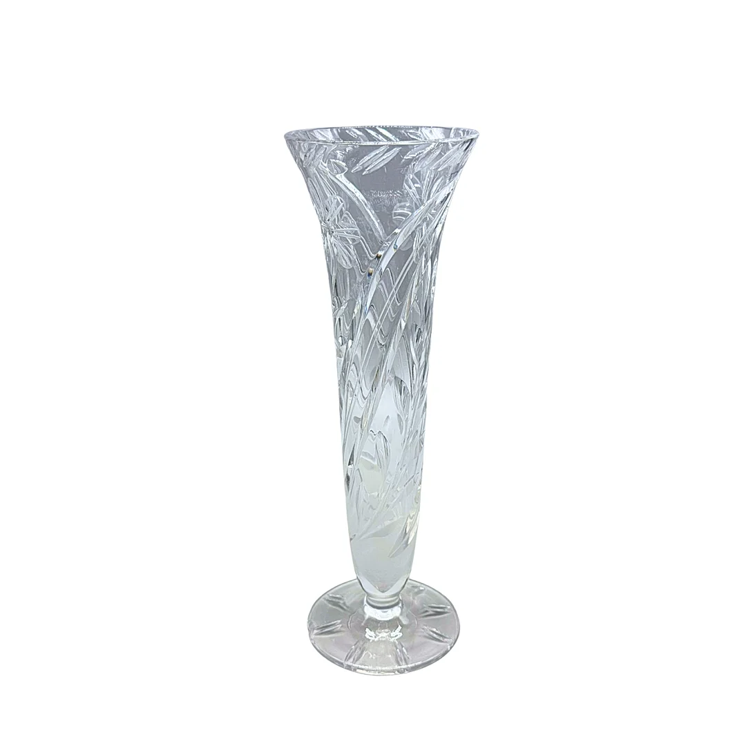 BLEIKRISTALLVASE. — Utility glass — Auktionshaus Stuber's Hammerschlag