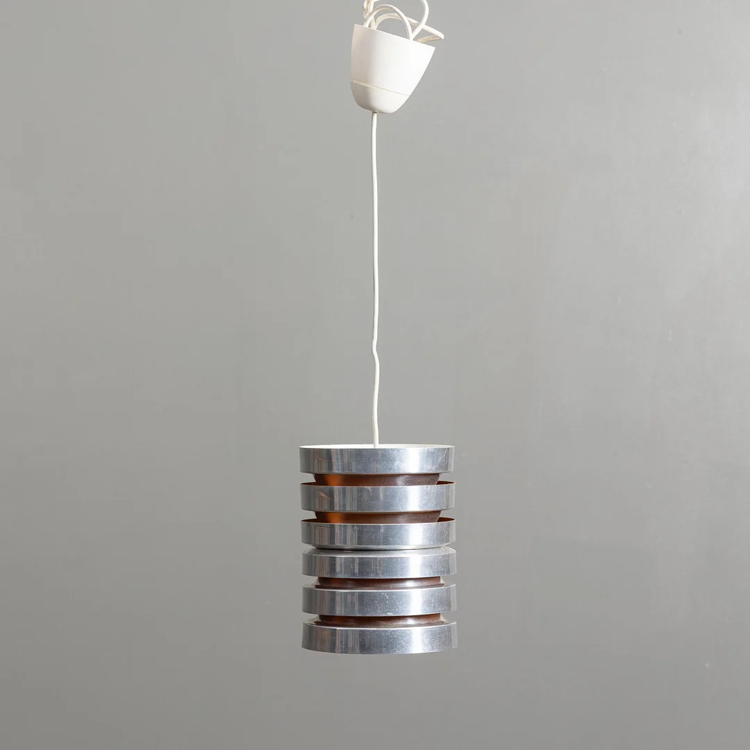 CARL THORE. taklampa, metall, 1960/70-tal. — Ceiling lights — Garpenhus Auktioner