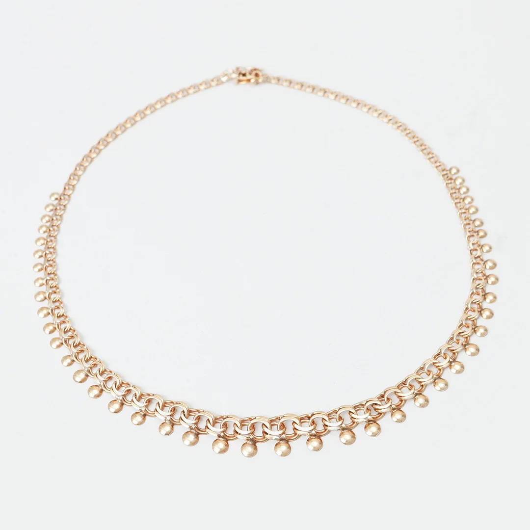 HALSKEDJA, 14k guld, vikt ca 19,8 gram. — Necklace — Göteborgs Auktionsverk