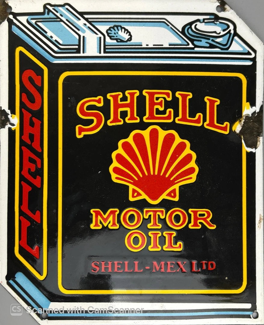 ENAMELLED ADVERTISING SIGN. — Advertising & Signs — Chalkwell Auctions