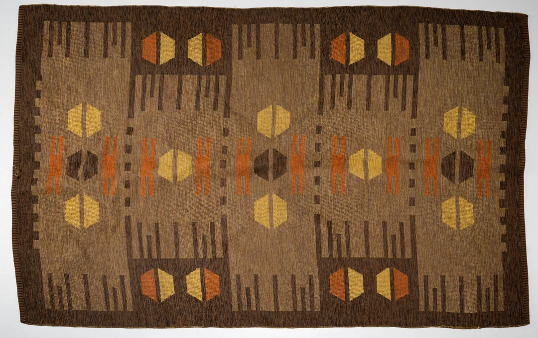 MATTA RÖLLAKAN, Dubbelsidig, 1900-tal. — European Carpets & Textiles — Norrlands Auktionsverk