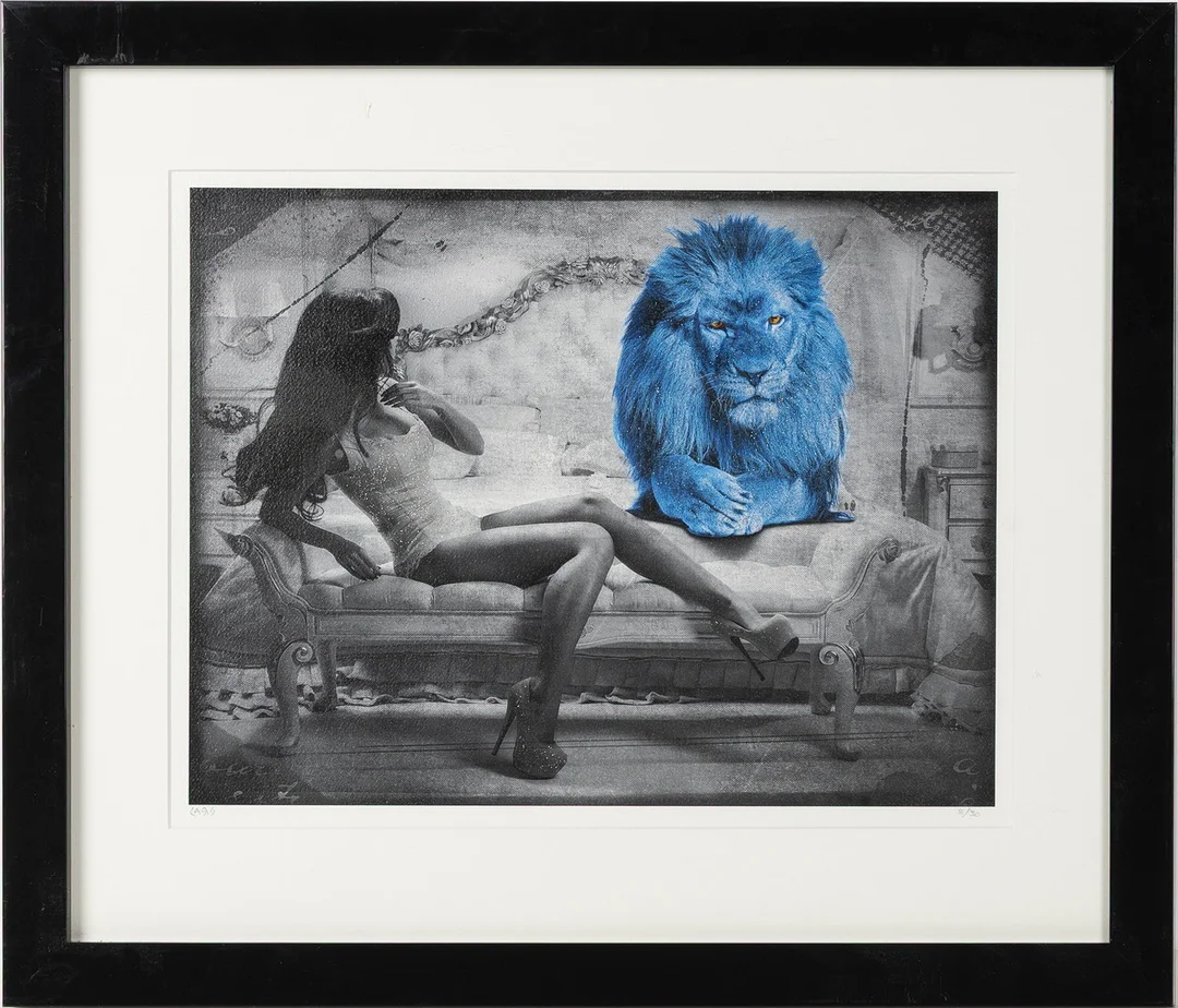 LARS TUNEBO. "King in Bed". — Engravings & Prints — Stockholms Auktionsverk Helsingborg