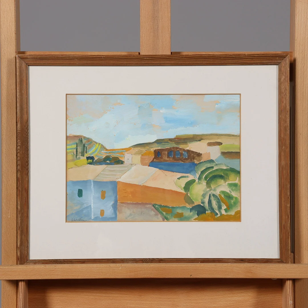 LARS WELLTON. AKVARELL, signerad. — Paintings — Borås Auktionshall