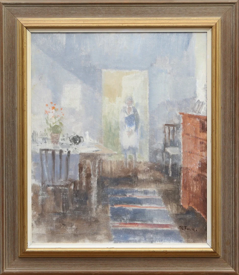 RAGNAR FALK. OLJA, på duk, signerad R Falk. — Paintings — Kalmar Auktionsverk