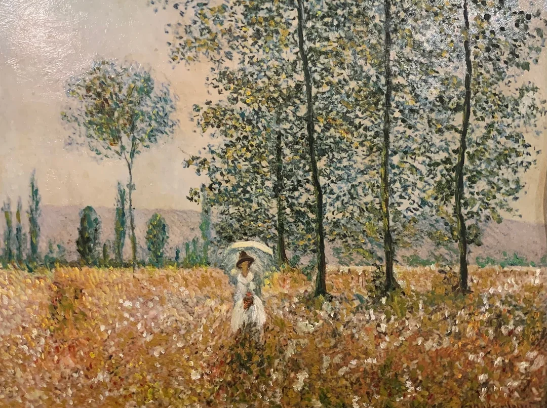 SPANISH SCHOOL, 20TH CENTURY. Landscape with a lady. — Paintings — Balclis