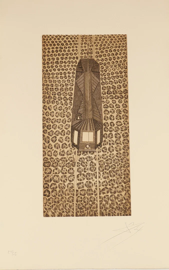 JOAN PONÇ. serie la metamorfosis de kafka. estampación al aguafuerte sobre papel. polígrafa obra gráfica. firmada y justificada a lápiz. 1978. — Engravings & Prints — Barcelona Auctions