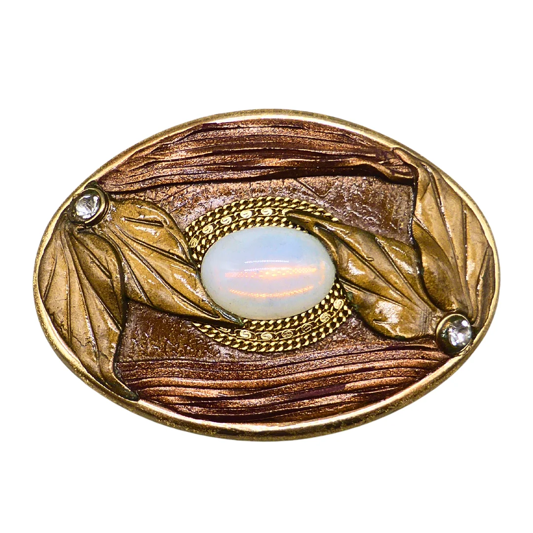 OVALE GÜRTELSCHNALLE. — Jewellery — Auktionshaus Stuber's Hammerschlag