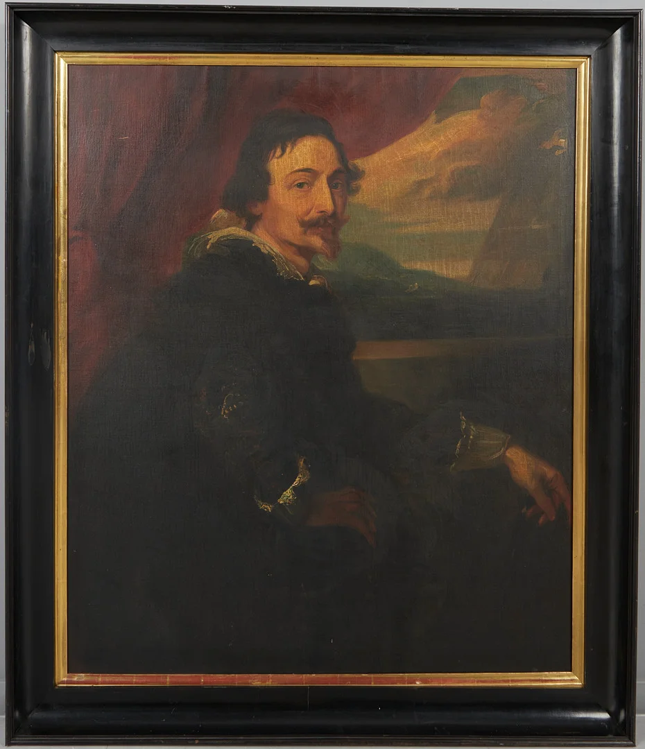 CARL FAUST (1874-1935) NACH ANTHONY VAN DYCK (1599-1641). 'Porträt von Lucas van Uffelen', Ölgemälde, 1622. — Paintings — Stockholms Auktionsverk Köln