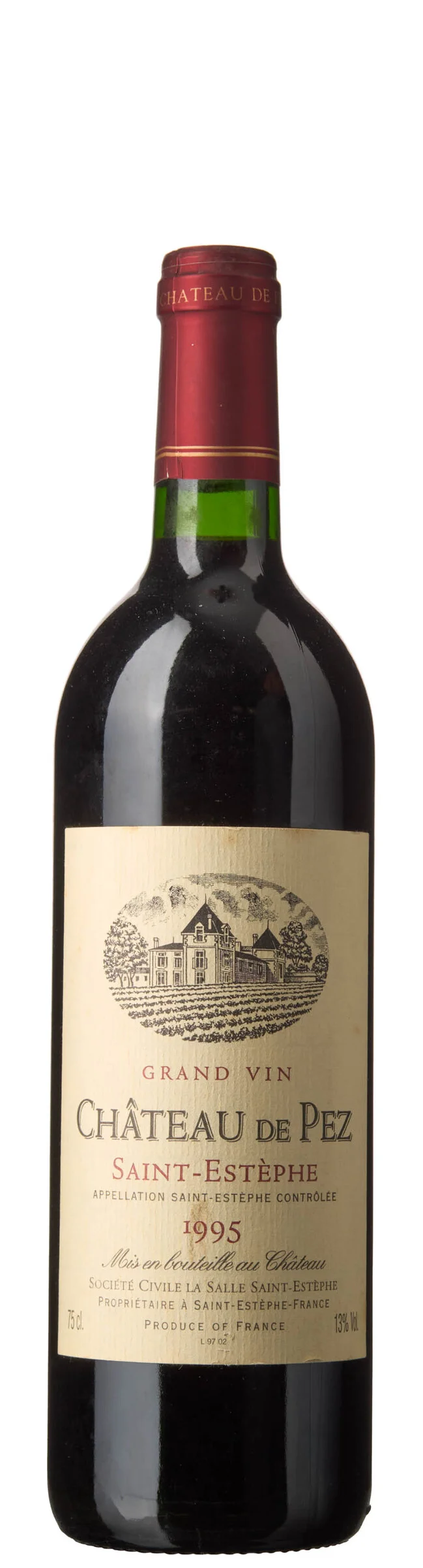 1 x Chateau de Pez 1995 — 1 x Chateau de Pez 1995 — Vin/Vin — Blomqvist