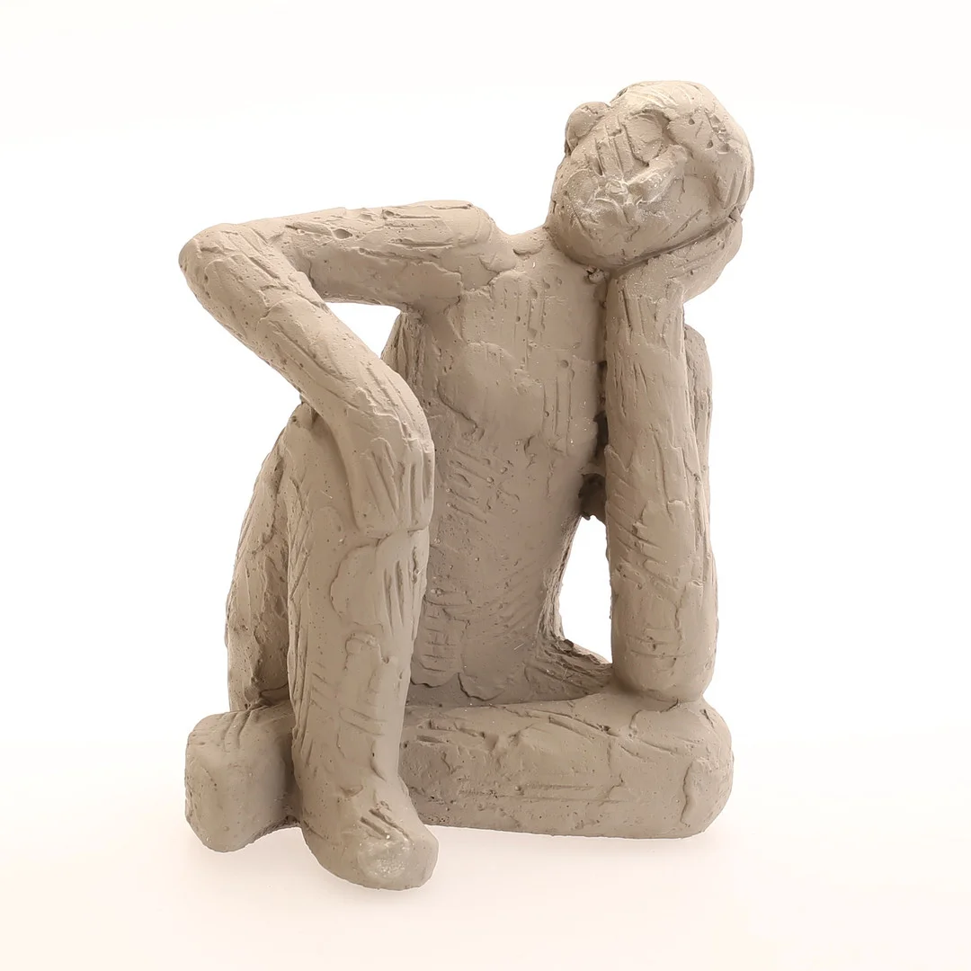 SKULPTUR, lergods, samtida. — Sculptures & Bronzes — RA Auktionsverket Norrköping