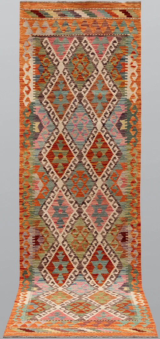 ORIENTMATTA. Kelim klassisk design, gallerimodell, 293 x 84 cm. — Carpets — Gomér & Andersson Norrköping