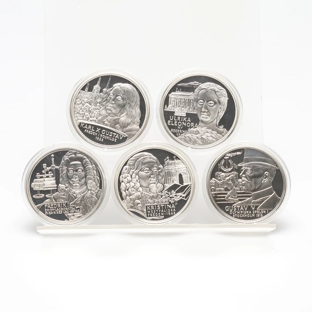 MYNT, 5 st, silver, Sverige. — Coins & Banknotes — Gomér & Andersson Linköping