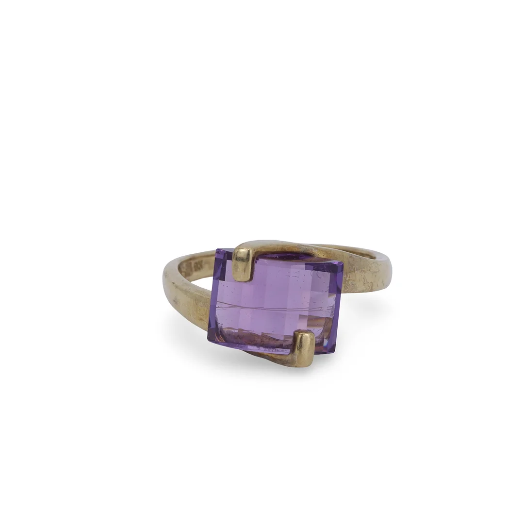 AMETHYST 9CT RING. — Rings — Chalkwell Auctions