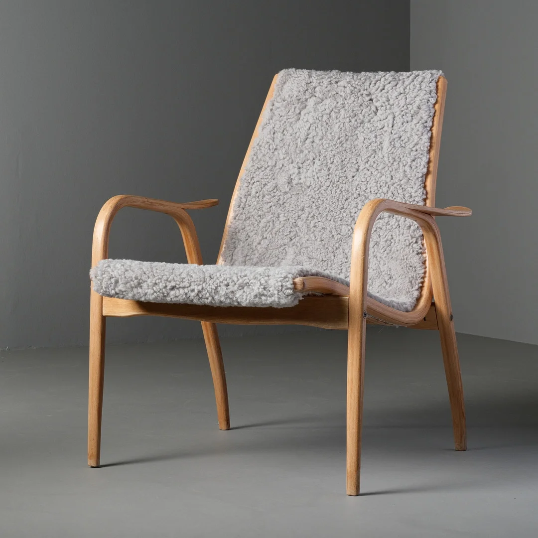 YNGVE EKSTRÖM. Fåtölj, "Laminett", Swedese, 1900-talets andra hälft. — Armchairs & Chairs — Wickmans