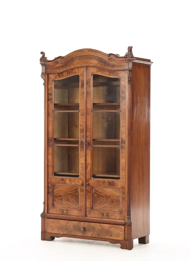 BOKSKÅP, Mahogny, 1800-talets mitt. — Cupboards, Cabinets & Shelves — Halmstads Auktionskammare